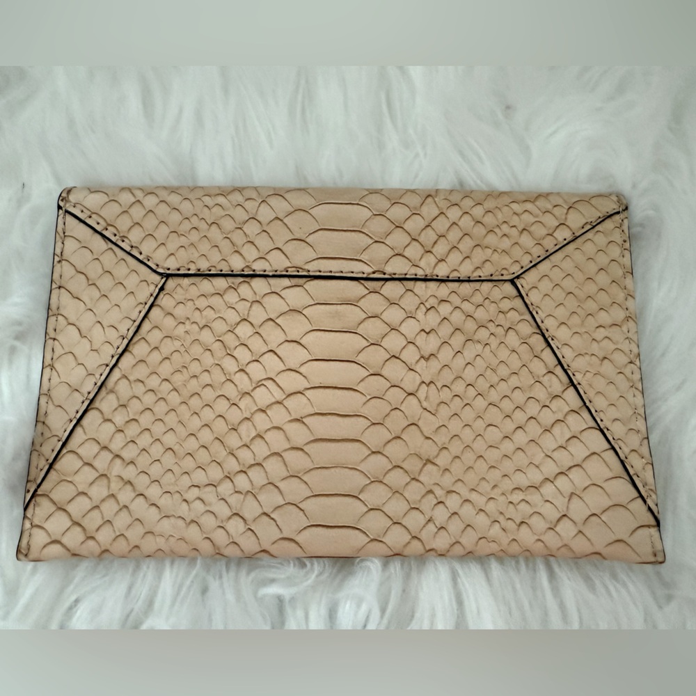 Loeffler Randall Python Print Envelope Clutch - image 5
